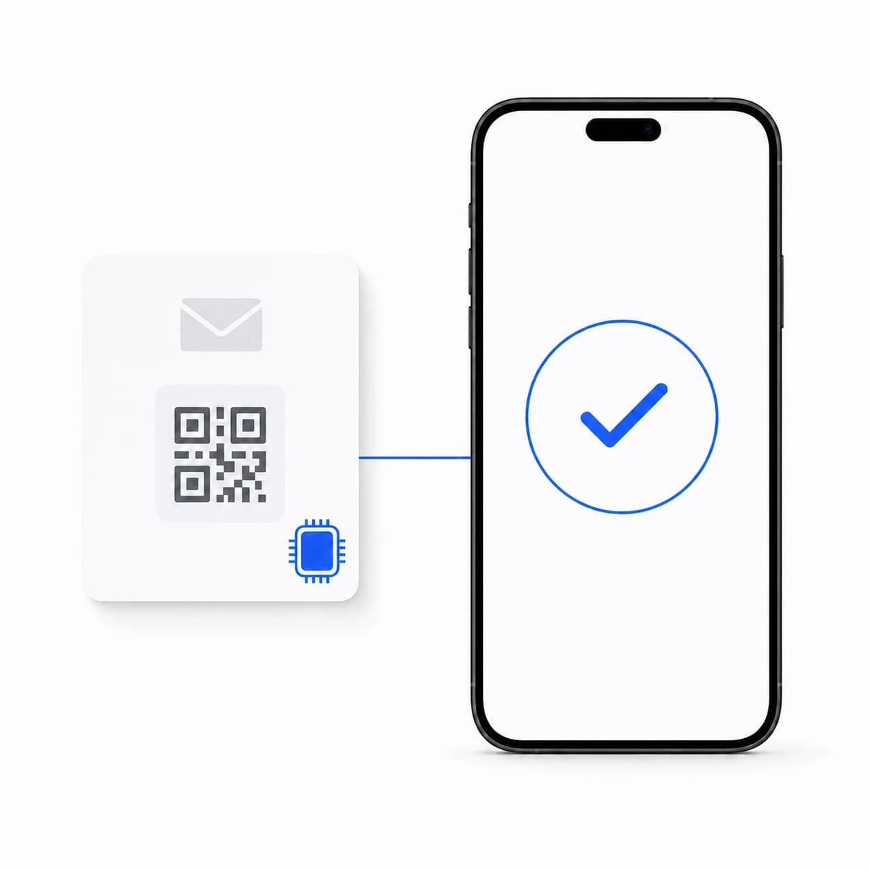 An eSIM QR code delivered instantly to a phone after checkout